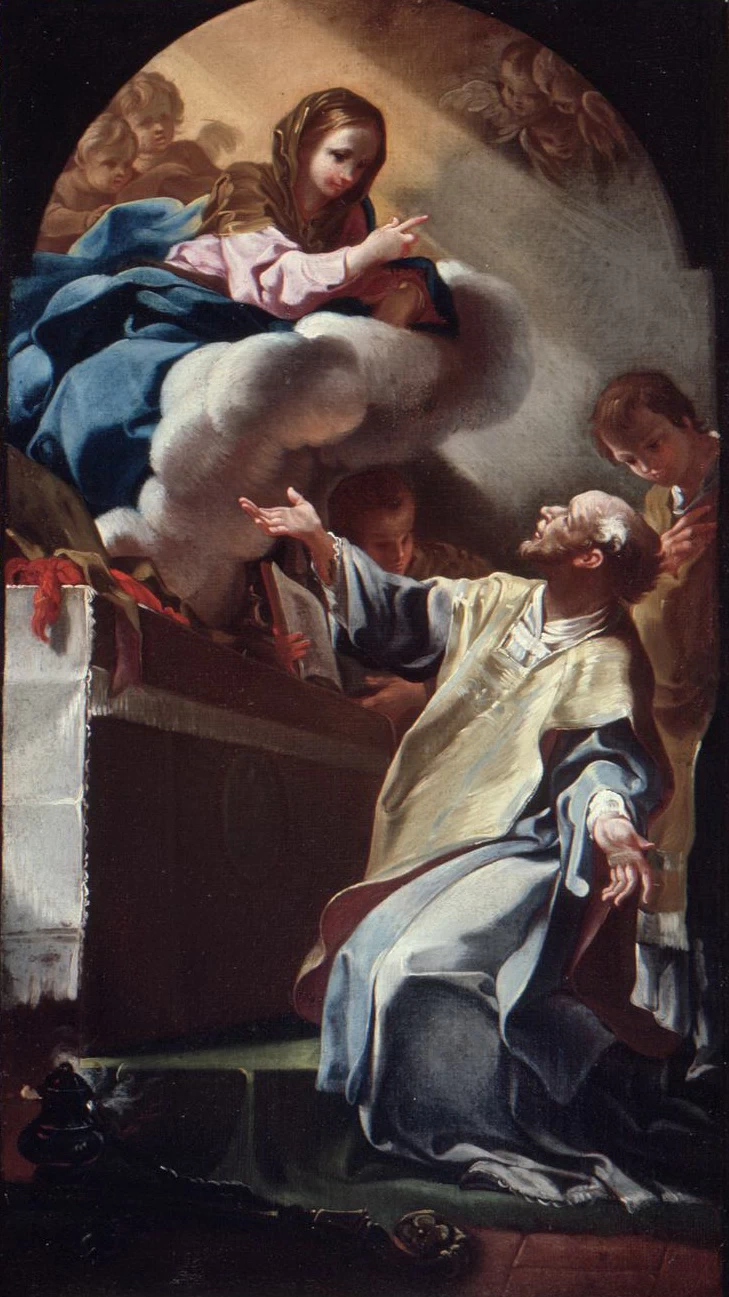 L'apparizione di san Filippo Neri - Museo Civico e Pinacoteca del Palazzo Malatestiano